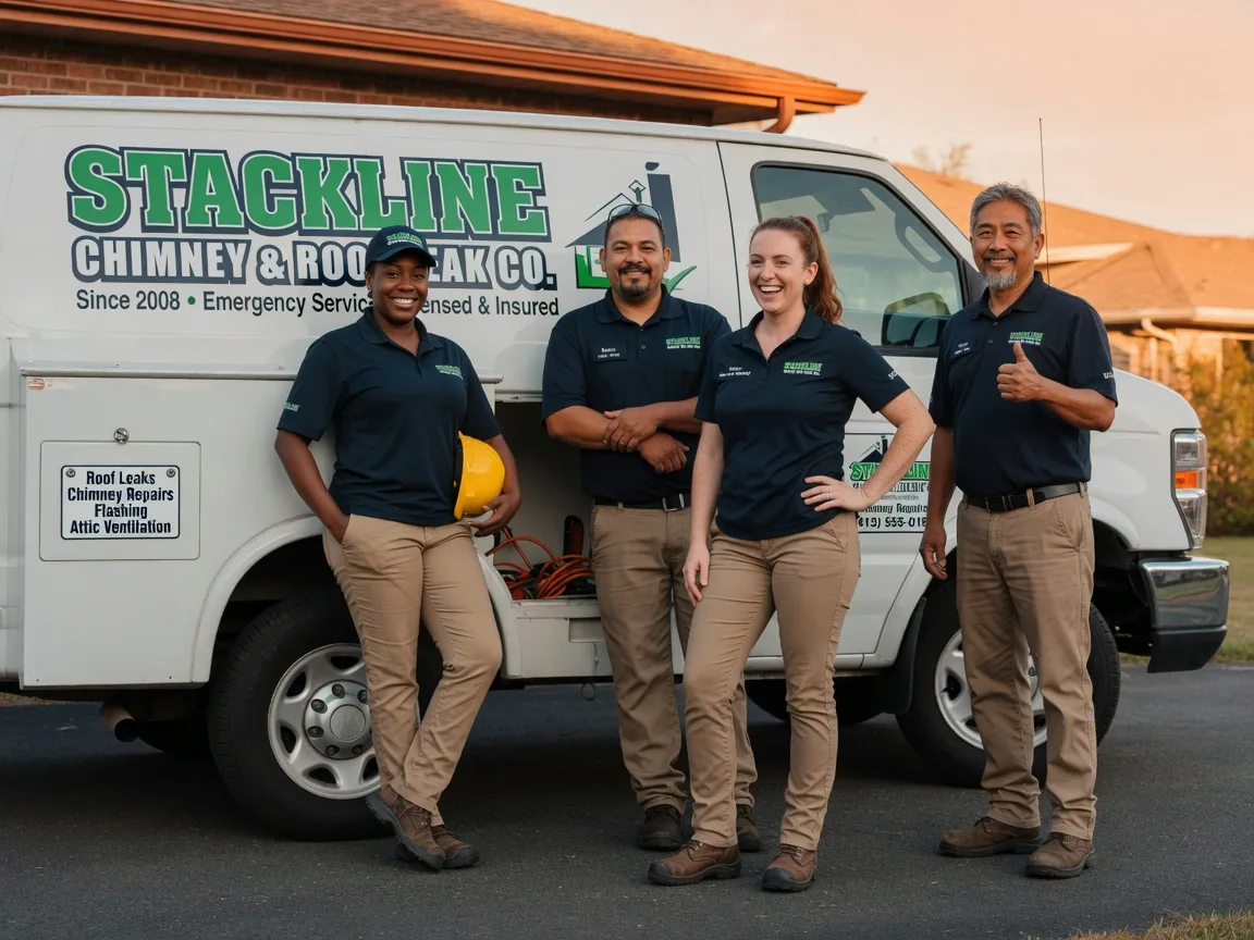 Chimney flashing repair company in Byers, TX